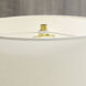 Kelly Wearstler Linden 26.5 inch 75 watt Black Porcelain Table Lamp Portable Light, Medium