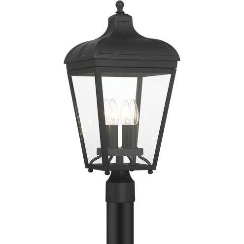 Marquee 4 Light 22 inch Sand Coal Outdoor Post Lantern, Great Outdoors