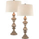 Copperas Cove 36 inch 150.00 watt Washed Oak Table Lamp Portable Light