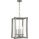 Brookline 4 Light 13 inch Pewter / Greywood Foyer Ceiling Light