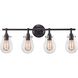 Jaelyn 4 Light 29 inch Oil Rubbed Bronze Vanity Light Wall Light