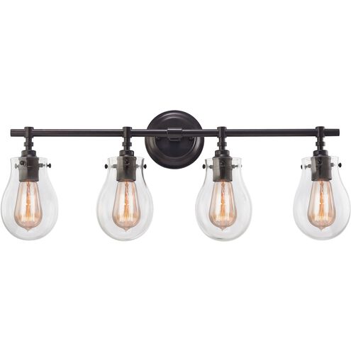 Jaelyn 4 Light 29 inch Oil Rubbed Bronze Vanity Light Wall Light