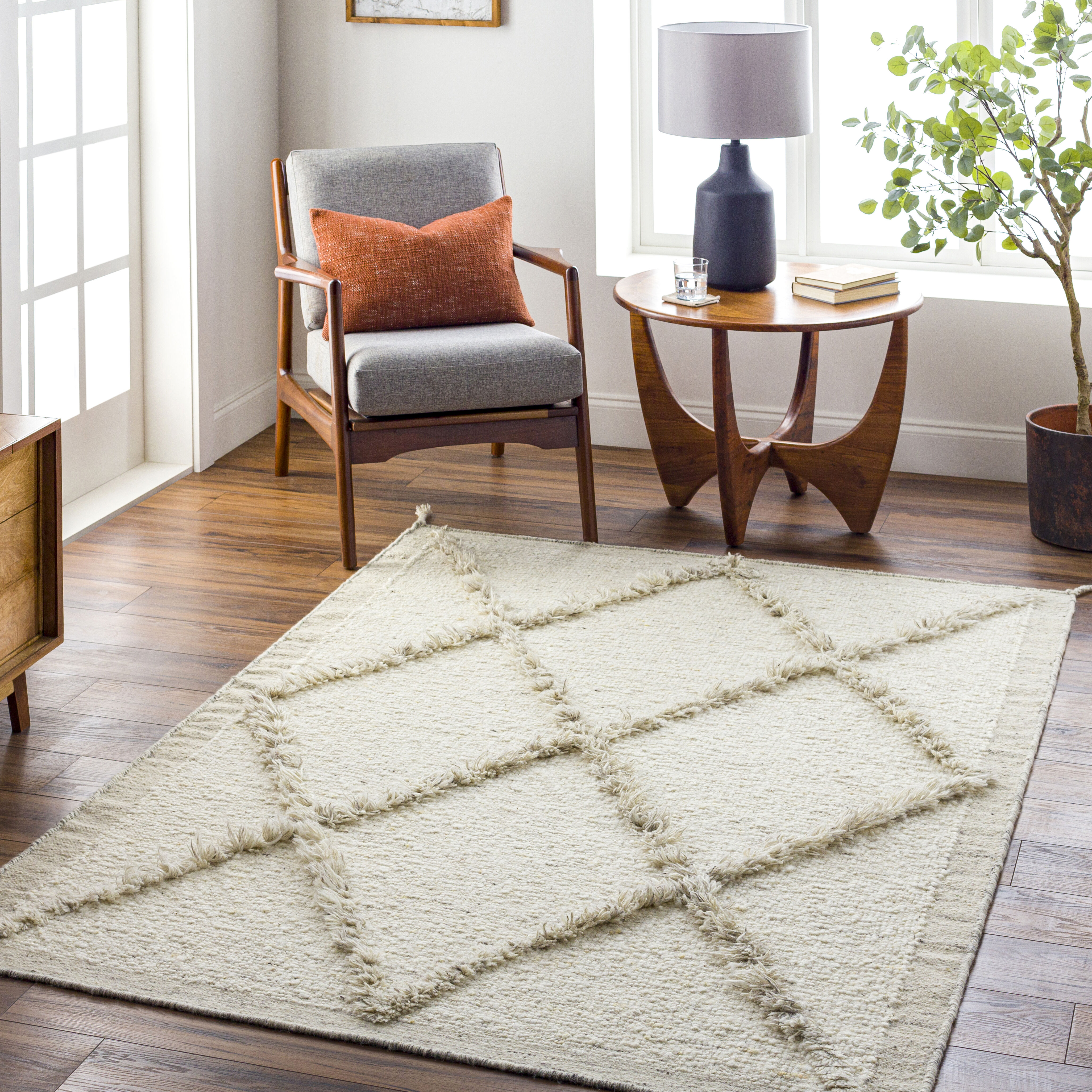 Tripoli 144 X 108 inch Cream Rug, Rectangle