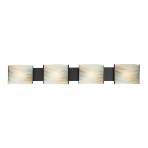 Cicero 4 Light 41 inch Oil Rubbed Bronze Vanity Light Wall Light