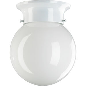 Fort Worth 1 Light 6 inch White Flush Mount Ceiling Light