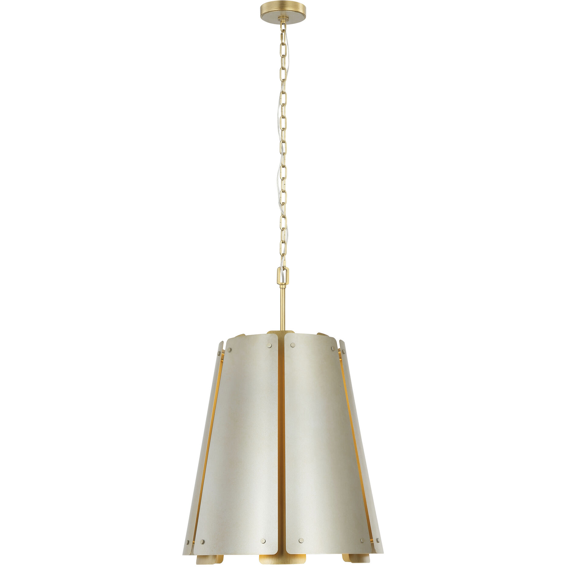 Peep Show 6 Light 16 inch Sunwashed Silver and Brushed Sienna Foyer Light Ceiling Light
