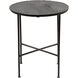 Reynolds 18 X 16 inch Mattee Black with Grey Powder Coated Side Table
