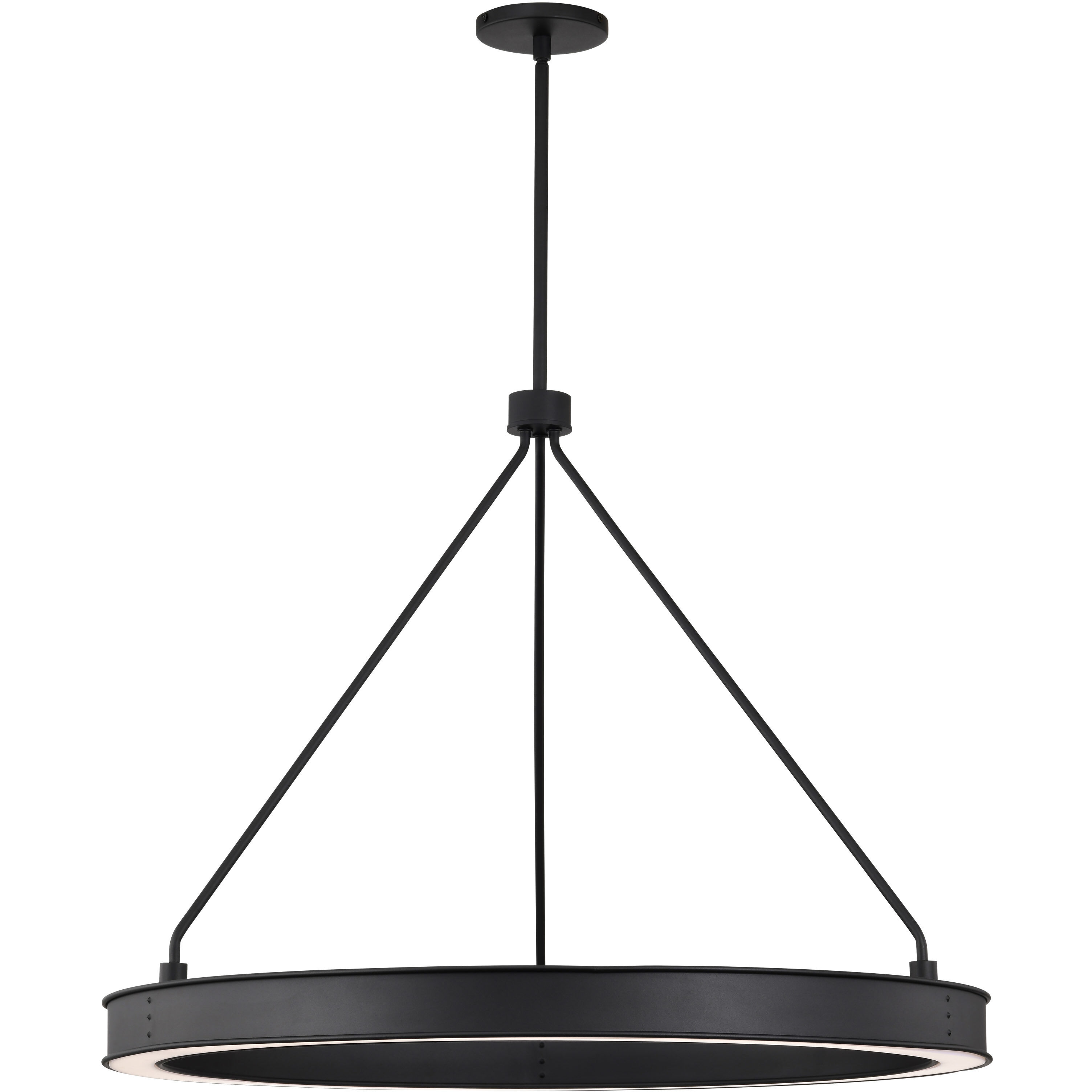 Longford LED 30 inch Textured Black Pendant Ceiling Light