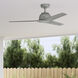 Gallegos 52 inch Matte Silver Outdoor Ceiling Fan