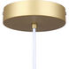 Kelvin LED 15.75 inch Gold Pendant Ceiling Light
