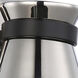 Kanata 1 Light 6 inch Black and Brushed Nickel Wall Sconce Wall Light