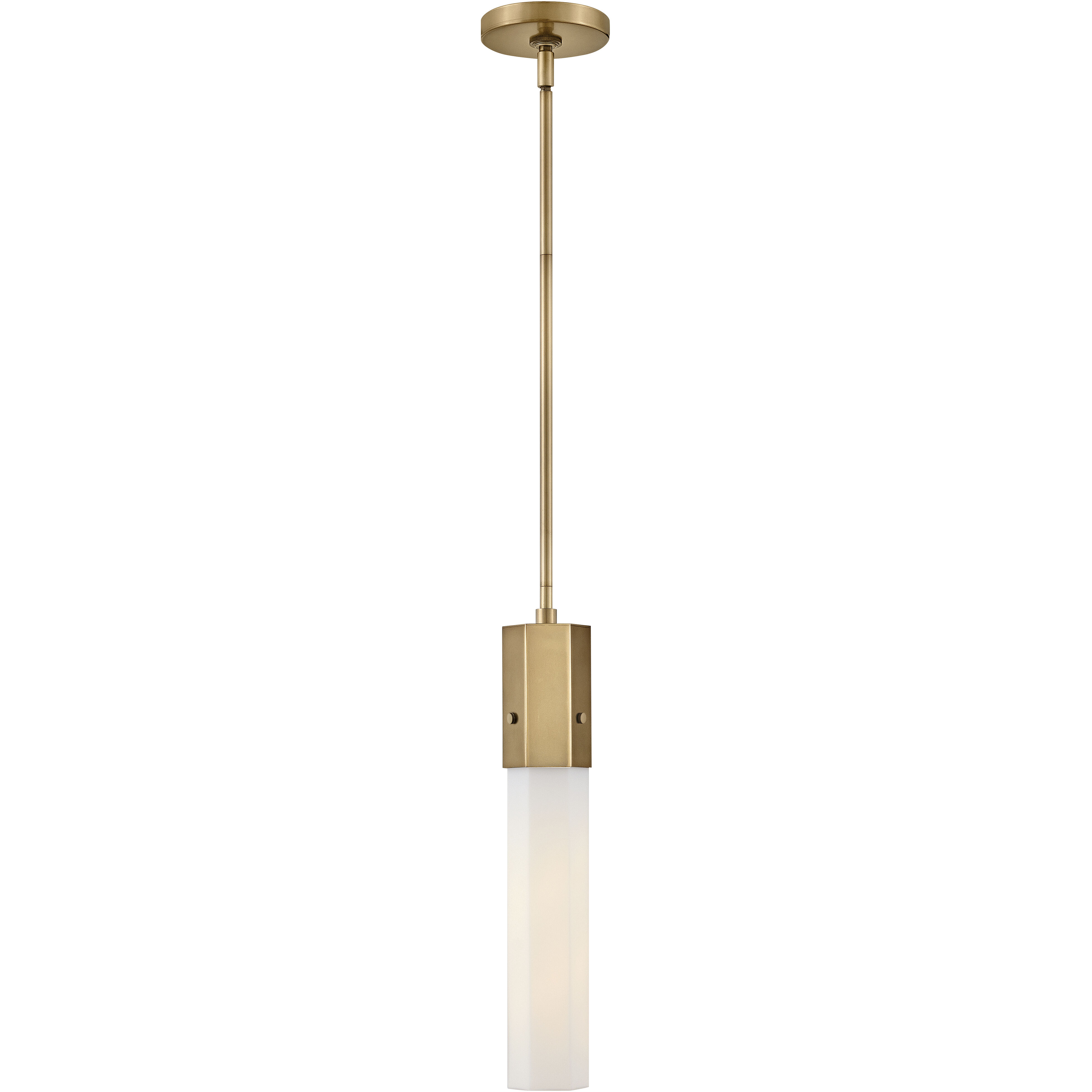 Facet 3.25 inch Heritage Brass Indoor Pendant Ceiling Light