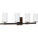 Alturas LED 30.5 inch Brushed Oil Rubbed Bronze Wall Bath Fixture Wall Light