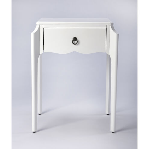 Butler Loft Wilshire  27 X 20 inch Glossy White Accent Table