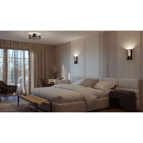 Dana 1 Light 7 inch Black Sconce Wall Light