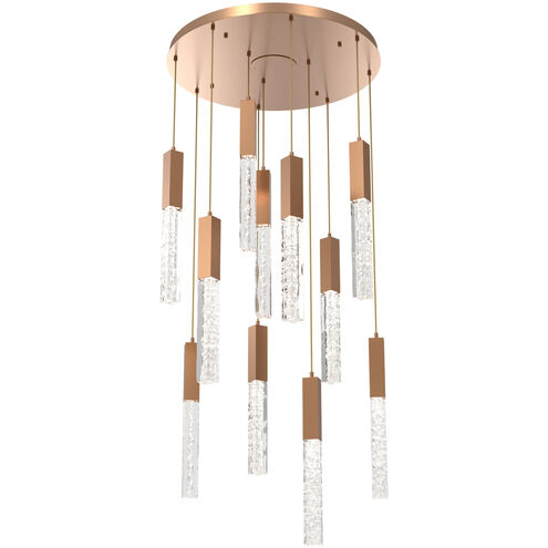 Axis LED 30 inch Novel Brass Chandelier Ceiling Light, Multi-Port
