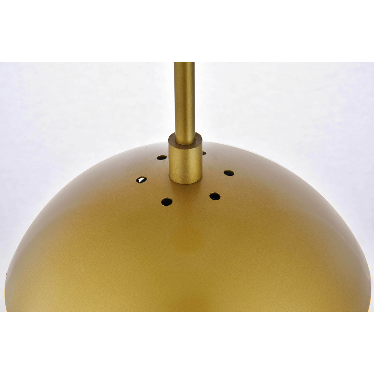 Eclipse 3 Light 18 inch Brass Pendant Ceiling Light