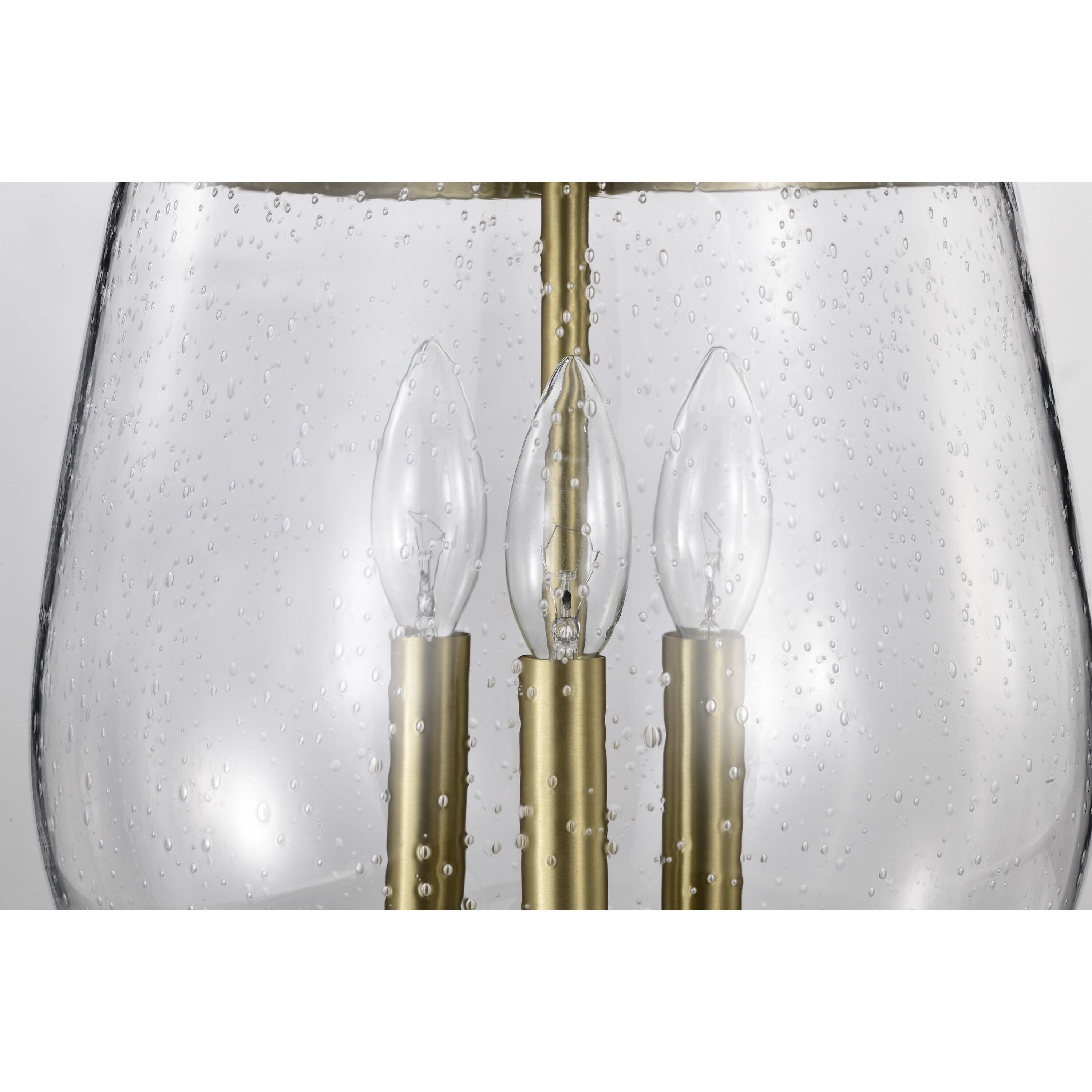 Boliver 3 Light 11.75 inch Vintage Brass Pendant Ceiling Light