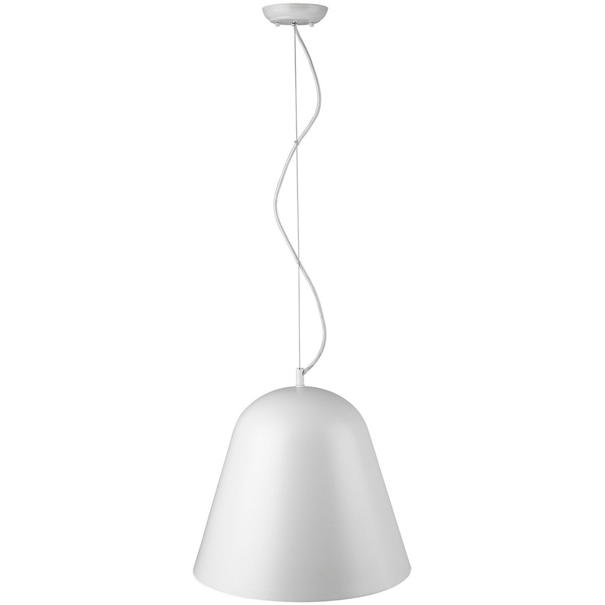 Knell 1 Light 18 inch White Pendant Ceiling Light