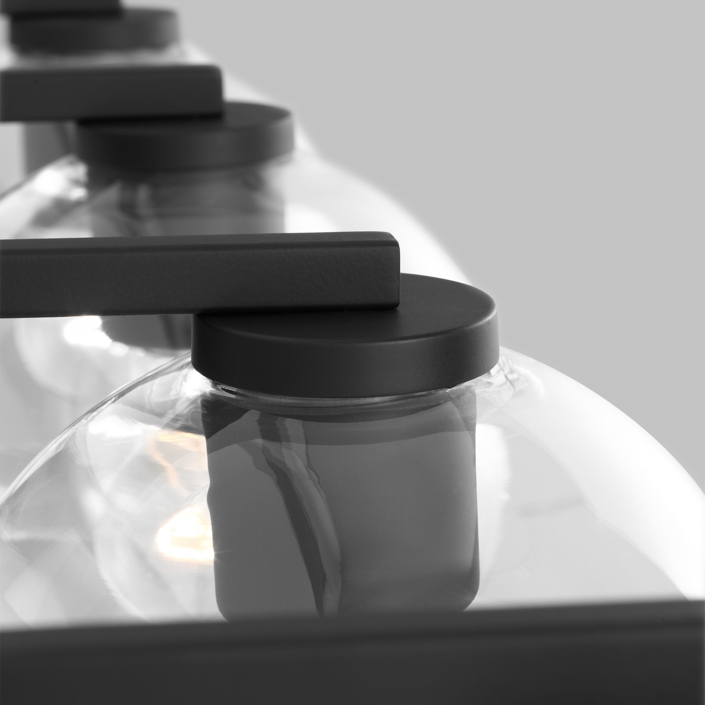 Codyn 4 Light 40 inch Midnight Black Bath Vanity Wall Light