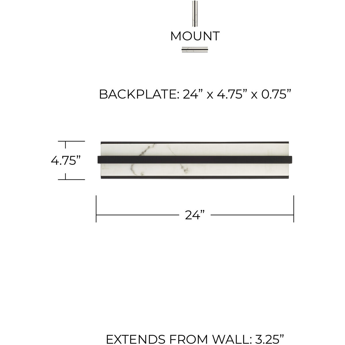 Noah LED 4.75 inch Matte Black Vanity Light Wall Light