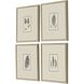 Florals Collection Brown Framed Art