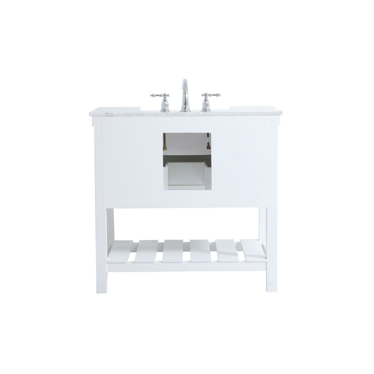 Clement 36 X 22 X 34 inch White Bathroom Vanity Cabinet