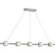 Elixir Linear Pendant Ceiling Light in Chrome