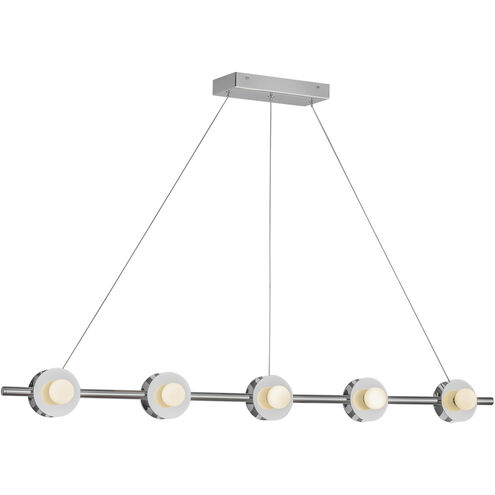Elixir Linear Pendant Ceiling Light in Chrome