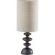 Beatrice 23 inch 100.00 watt Matte Black Polyresin Table Lamp Portable Light