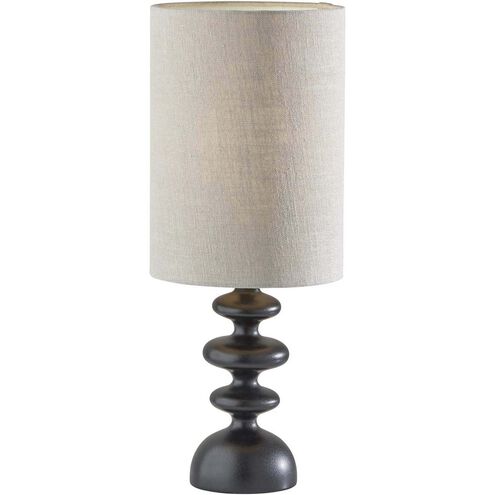 Beatrice 23 inch 100.00 watt Matte Black Polyresin Table Lamp Portable Light