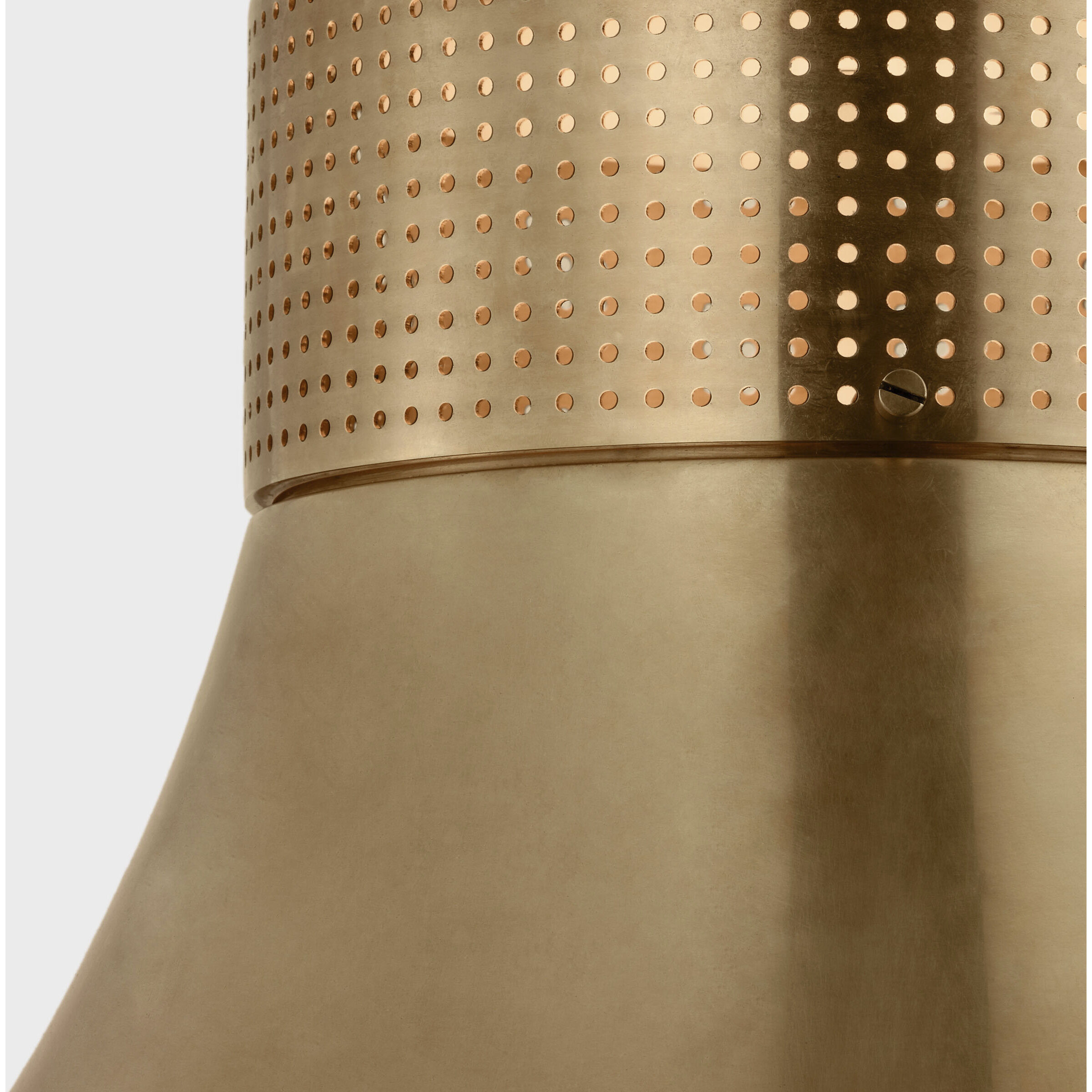 Kelly Wearstler Precision LED 17 inch Antique-Burnished Brass Flush Mount Ceiling Light