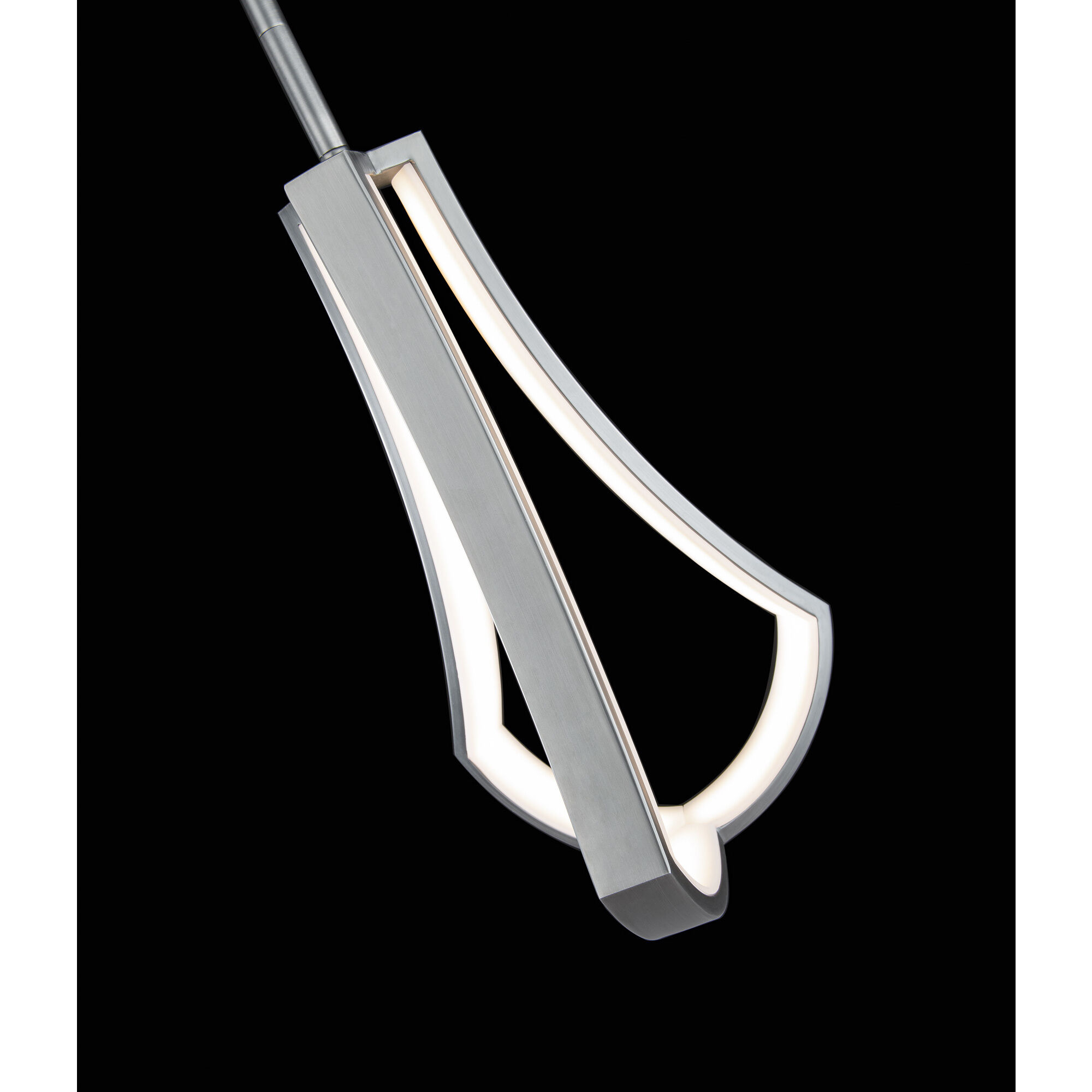 Artemis LED 8.38 inch Brushed Nickel Pendant Ceiling Light, dweLED