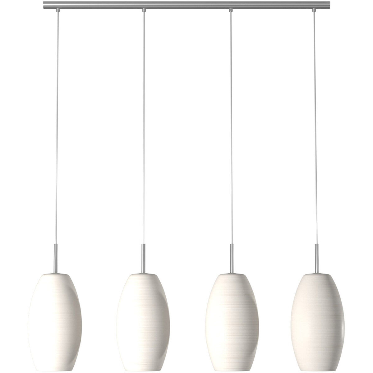 Batista 1 4 Light 39.75 inch Matte Nickel Trestle Hanging Light Ceiling Light