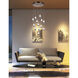 Perrier LED 24 inch Chrome Multi Light Pendant Ceiling Light