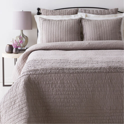 Lindon Light Gray Full/Queen Quilt