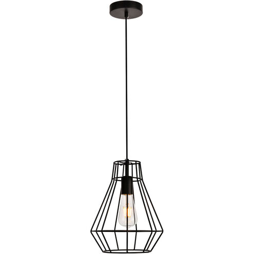 Jago 1 Light 9 inch Black Pendant Ceiling Light