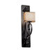 Textile LED 5 inch Brushed Nickel Wall Sconce Wall Light