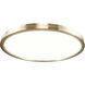 Stratos LED 15.88 inch Champagne Gold Ceiling Mount Ceiling Light