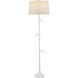 Piaf 69.5 inch 150 watt Gesso White Floor Lamp Portable Light