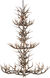 YA Series Natural Chandelier Ceiling Light