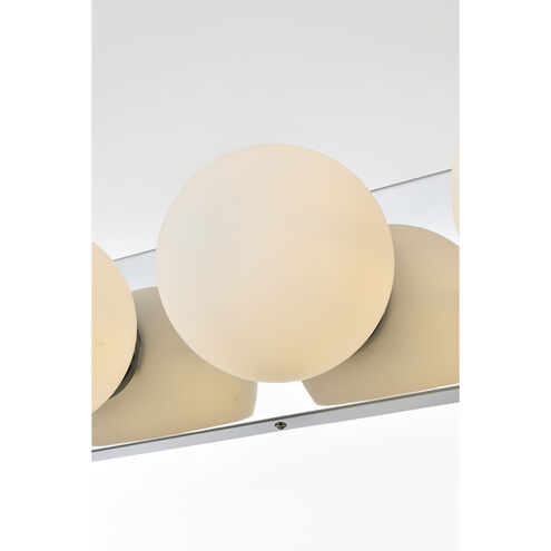 Jaylin 4 Light 31 inch Chrome Bath Sconce Wall Light