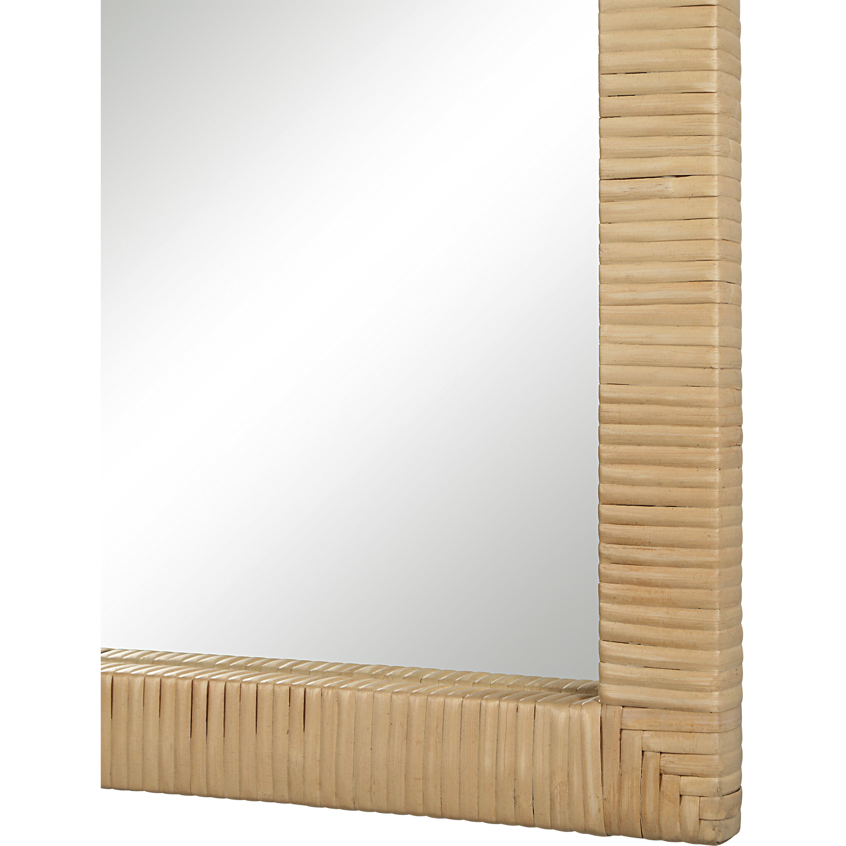 Sara 36 X 24 inch Natural Wall Mirror