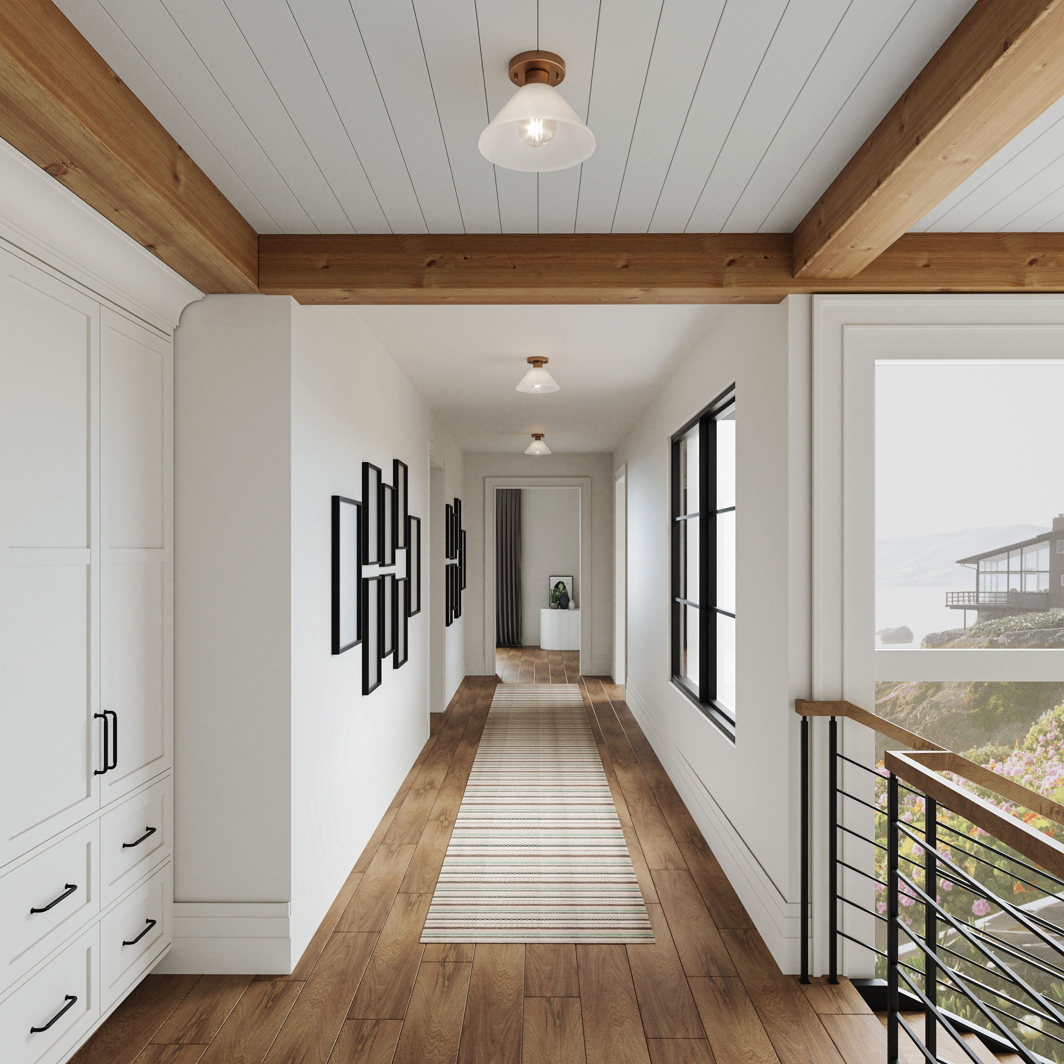 Vivica 1 Light 10 inch Brushed Gold Flush Mount Ceiling Light