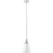 Zigrina 1 Light 7.13 inch Matte White Pendant Ceiling Light