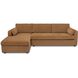 Burrow VV Ginger Sleeper Sectional With Storage Chaise in Left, Brown, Left