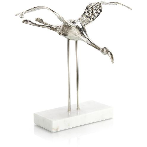 Flamingo in Flight I 18 X 18 inch Sculpture