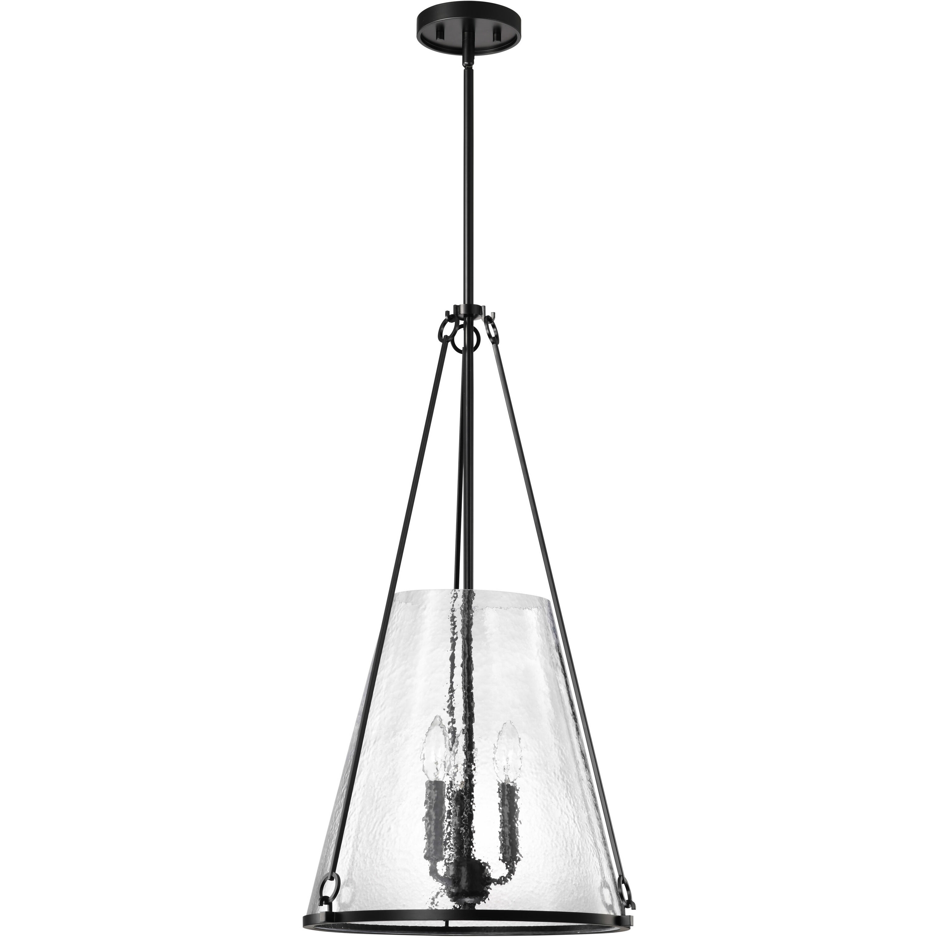 Valentine 16 inch Black Pendant Ceiling Light