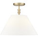 Adorra 3 Light 16.00 inch Semi-Flush Mount