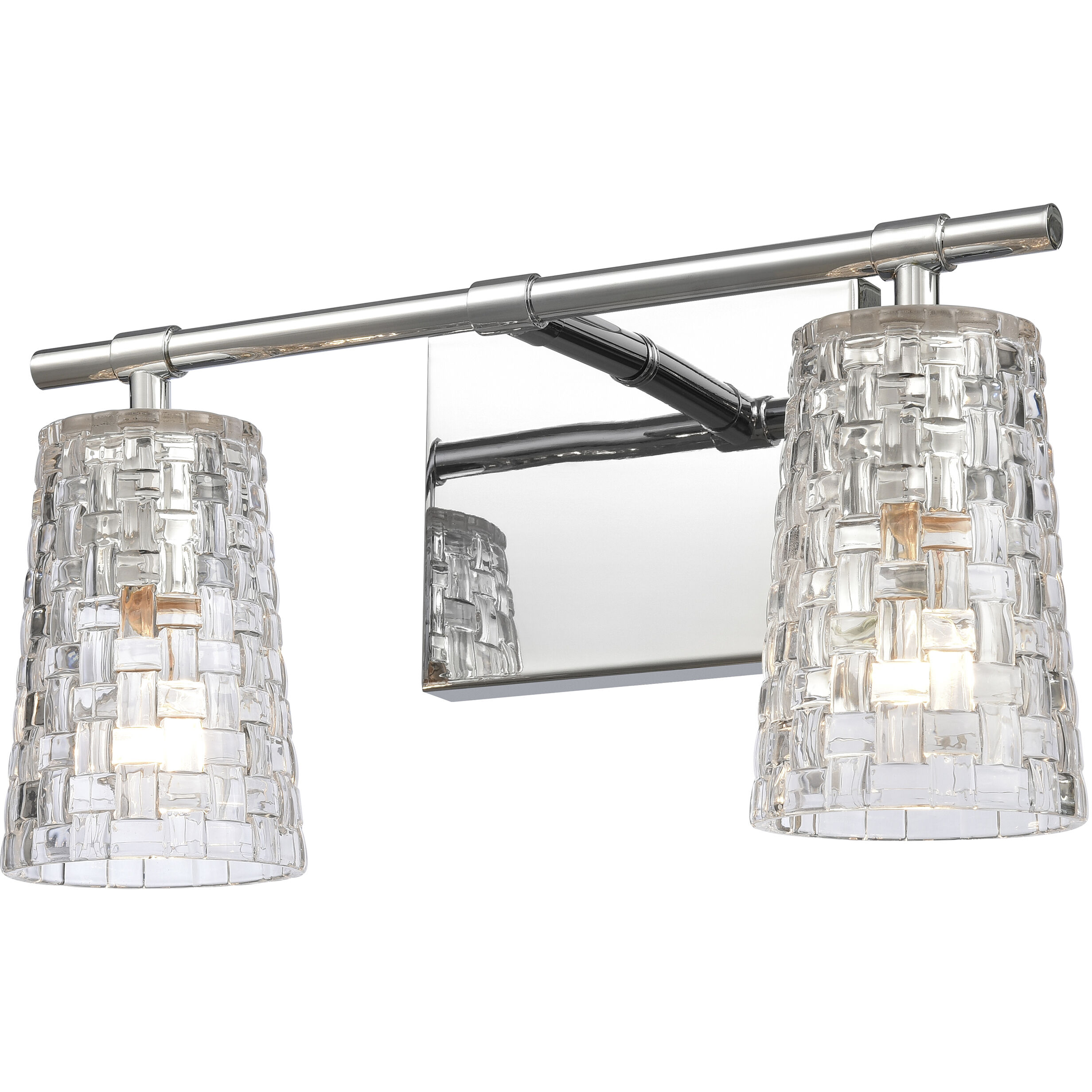 Lightweave Vanity Light Wall Light in Polished Nickel